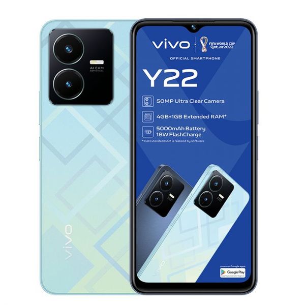 Vivo Y22 Dual Sim 64GB - Metaverse Green