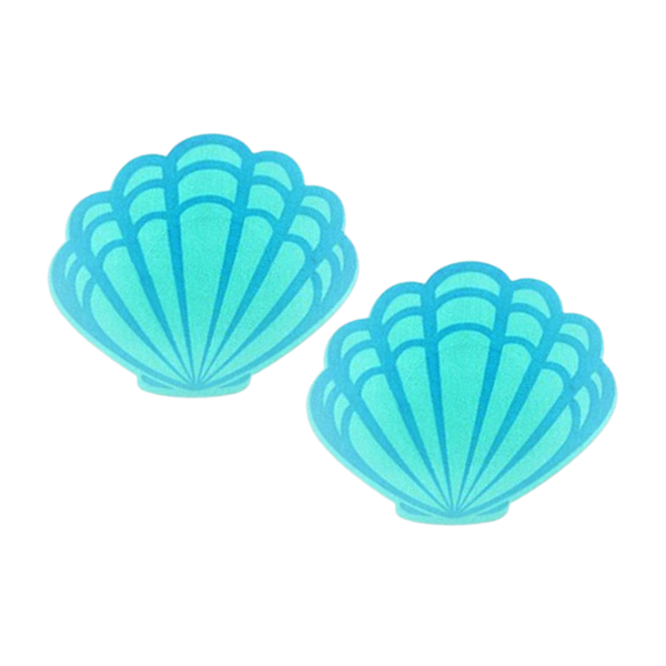 Up-Tape Seashell Petals Nipple Covers - 5-Pair Reusable Nipple Covers