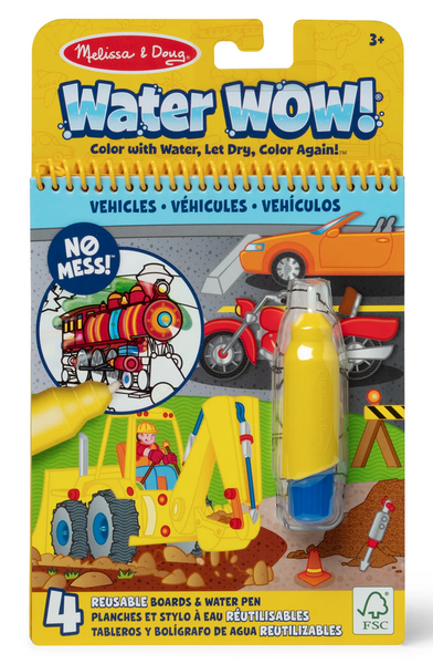 Melissa &amp; Doug On the Go Water Wow! Water-Reveal Pad - Vehicles
