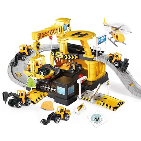 Toy Engineering DIY Parking Track Set for Kids Ages 5+ Image