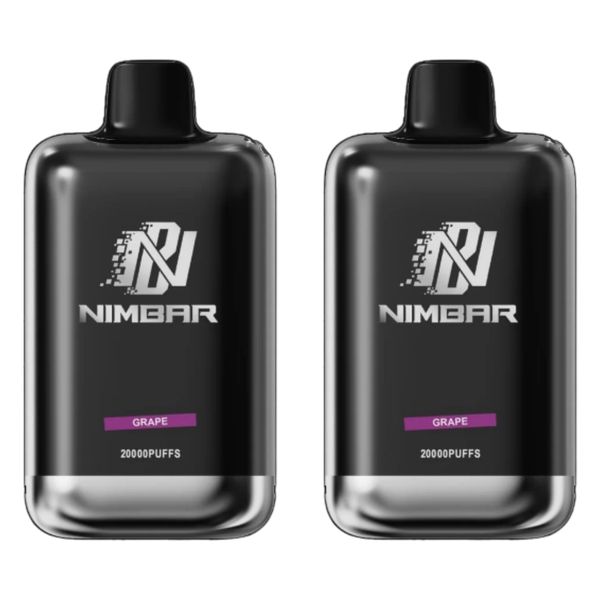 Nimbar 20000 Puffs Disposable Vapes - Grape (Pack of 5)