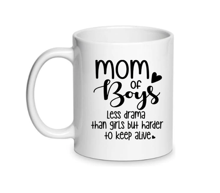 Mom Of Boys Coffee Mug - For the Fearless Boy Moms | Shop Today. Get it ...