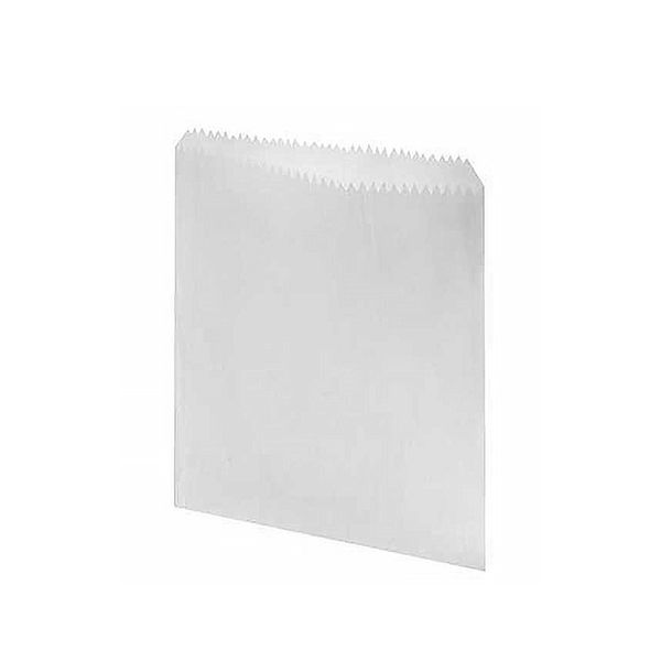 White Greaseproof Paper Packets 17cm x 14.8cm