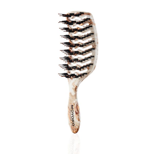 Moyoko Ltd Edition Marble OG Detangle Hair Styling Brush - Wet and Dry Hair