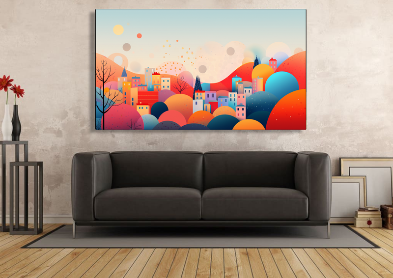Canvas Wall Art - Abstract Landscape - HC0972