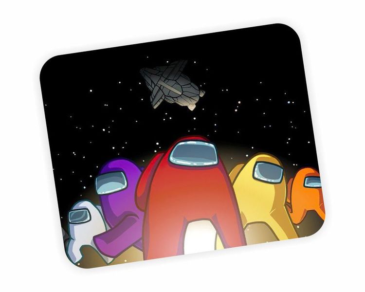 Among us Mouse Pad Black