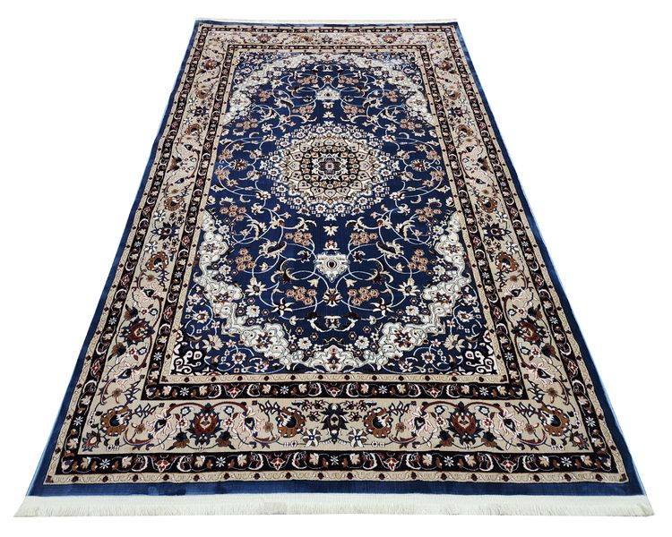 Beautiful Blue kashan Machine Made 290 x 200 cm