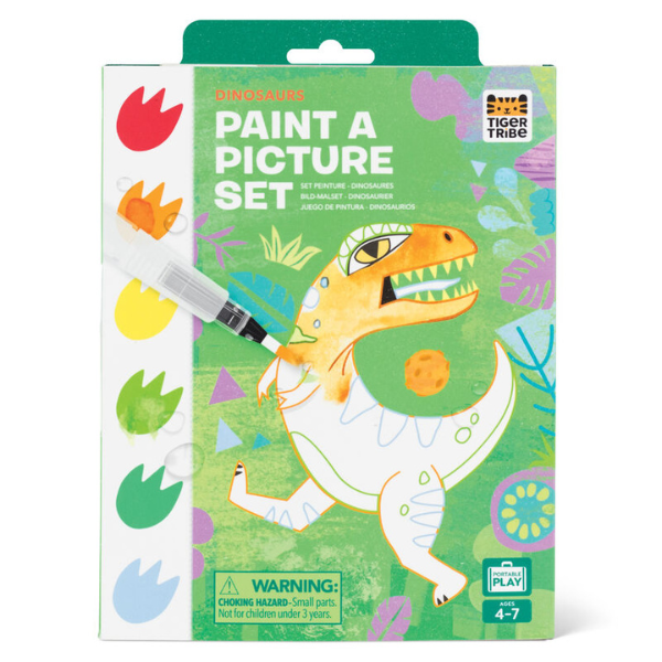 Tiger Tribe Paint-a-Picture Set - Dinosaurs