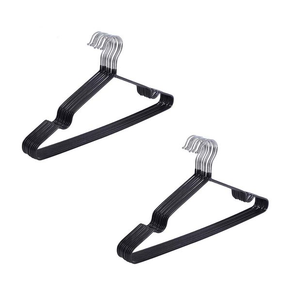 CLH-802, Stainless Steel Plastic Dipping Clothes Hanger