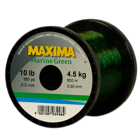 Maxima Nylon Fishing Line, 4.5KG/10LB 0.30 MM, Colour Marine Green