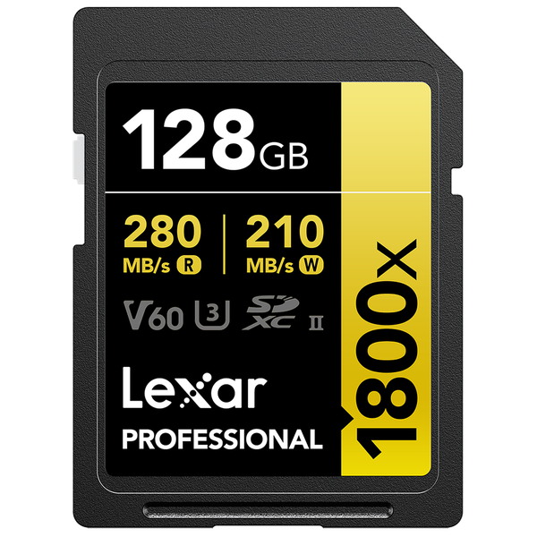 Lexar SD Gold 1800x UHS-II 128GB