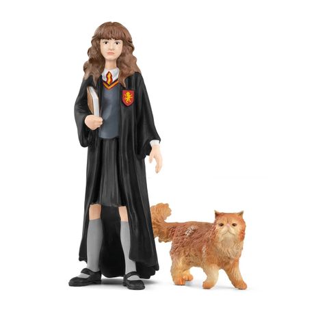 Schleich Harry Potter Wizarding World - Hermione & Crookshanks (10cm Tall) Image