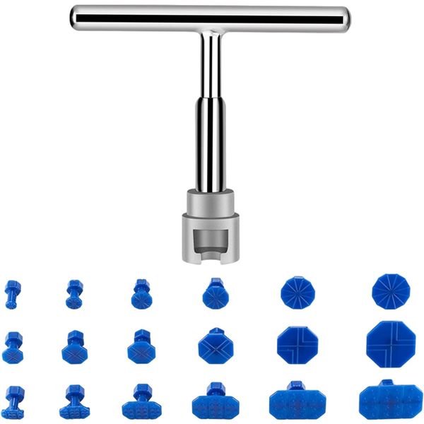 19 Piece Paintless Dent Repair Kit Glue Puller for Car Hail Damage Removal