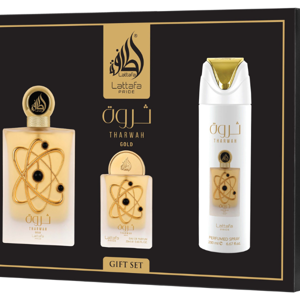Lattafa Pride - Tharwah Gold - Gift Set 3pc