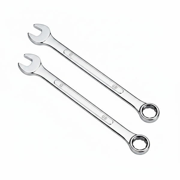 Force 13mm Combination Wrench with 75 Offset for Tight Spaces - 2 Pack