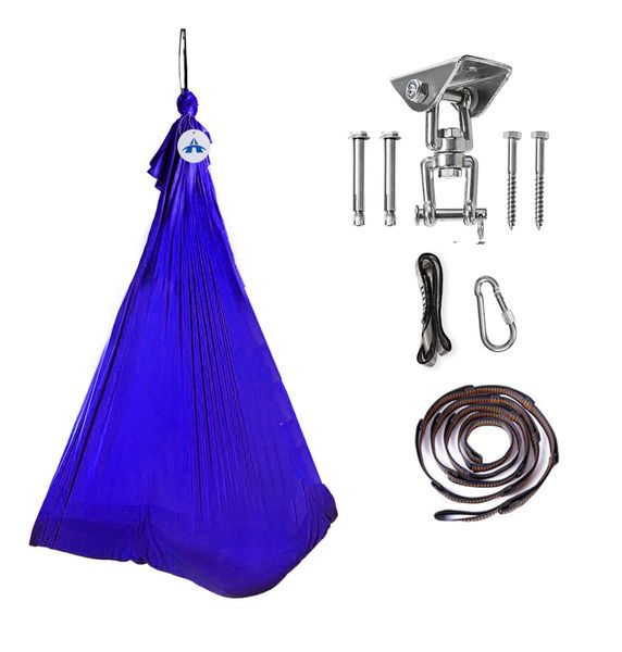 Sensory Swing Therapy Hammock Yoga Swing for Kids with 360 Swivel Hanger