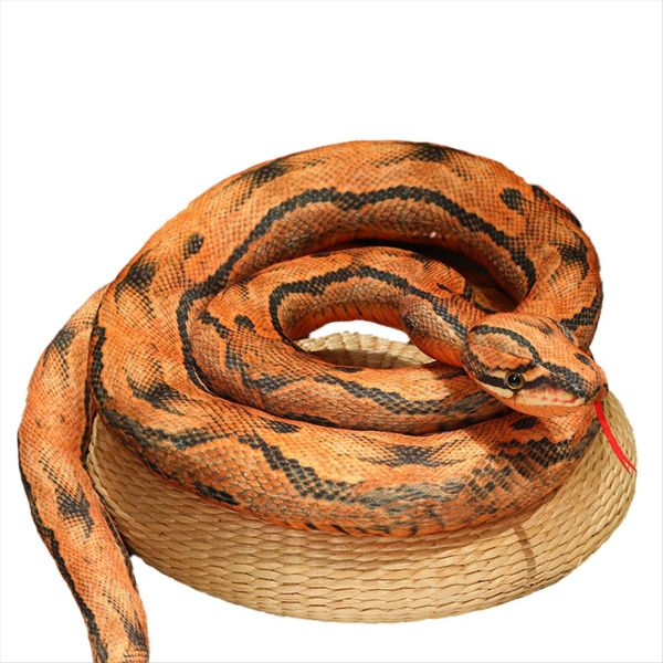Simulation Python Plush Toy Gift Red-Banded Python