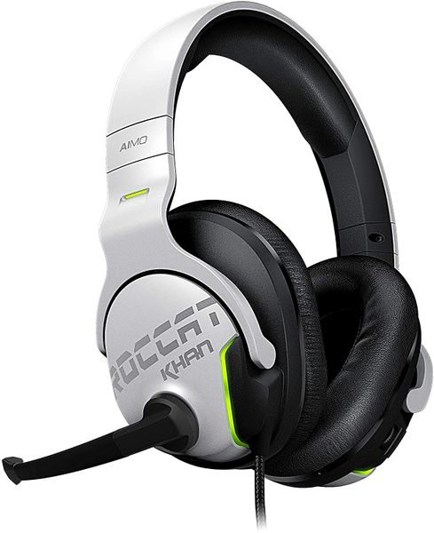 Roccat Khan AIMO 7.1 RGB Gaming Headset White (PC)