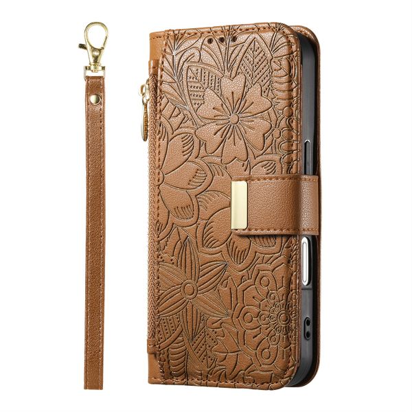 Hanging Rope Holder Leather Phone Case Compatible with iPhone 12 PRO MAX