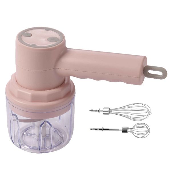 3 In 1 USB Electric Blender Handheld Garlic Chopper Meat Grinder