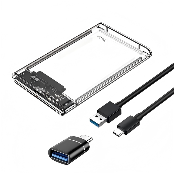 HDD Case HDD Enclosure 2.5 Inch SSD SATA To USB 3.0 Type-C Hard Drive Box