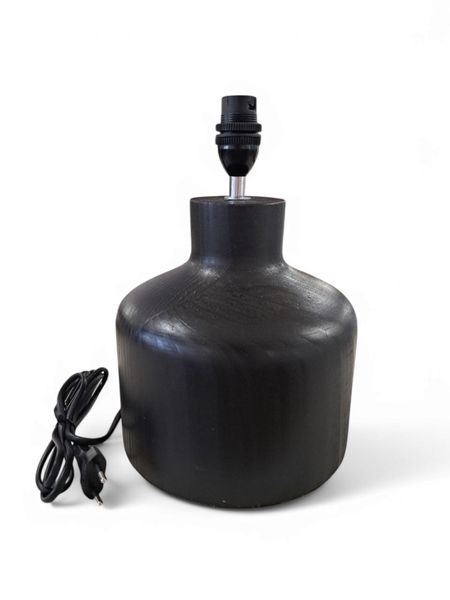 Modern Wood Table Lamp Black - Small, Stylish &amp; Versatile Design