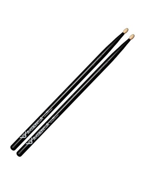 Vater Eternal Black 5B Wood Tip Drumsticks