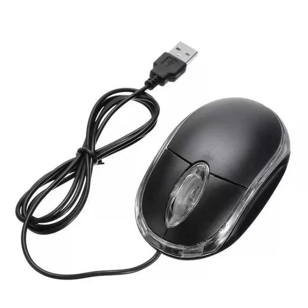 Portable Mini RGB Luminous USB Wired Mouse For PC Laptop