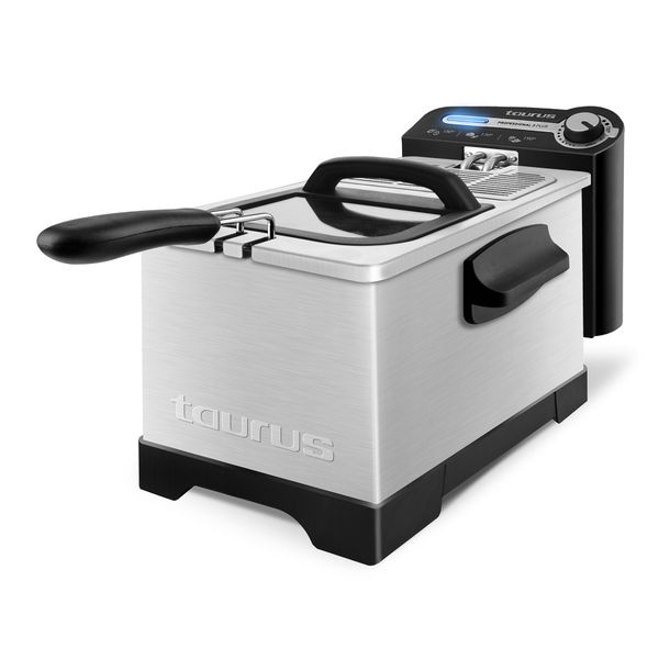 Taurus Deep Fryer Adjustable Temperature Stainless Steel Black 3L 2100W