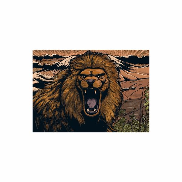Roar the lion - A1 poster