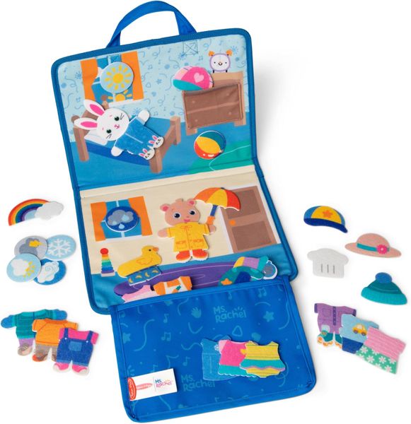 Melissa &amp; Doug Ms. Rachel Official What to Wear Felt Activity Board