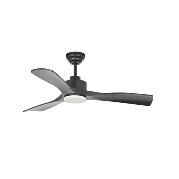 Radiant Rift 3 Blade Ceiling Fan - Matt Black 30w