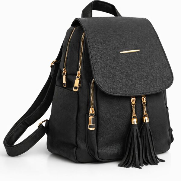 Women's Faux Leather Backpack Purse Stylish Everyday Travel Backpack