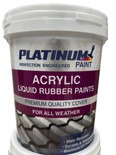 Platinum Liquid Rubber Acrylic Paint 20L - Grey