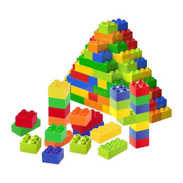 70 Piece Large Particle Building Block Set - Multicolor