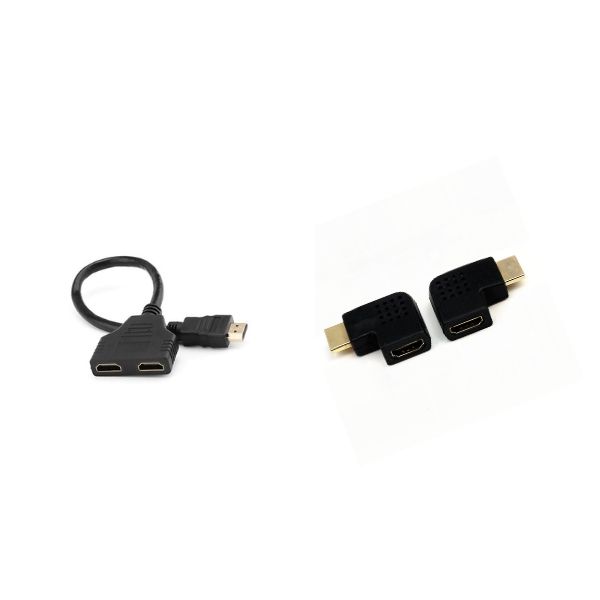 HDMI Adapter &amp; Splitter Bundle - 3-in-1 Convenience Kit