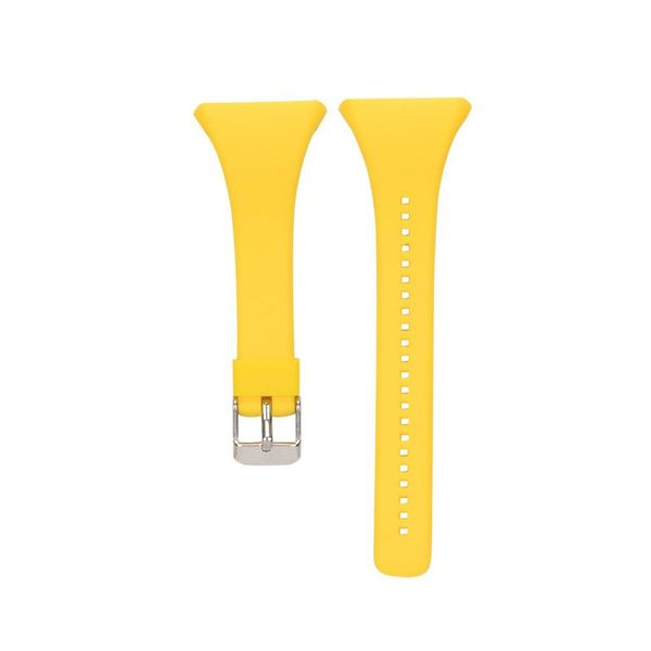 Silicone Strap Compatible with Polar FT4/FT7 - Yellow