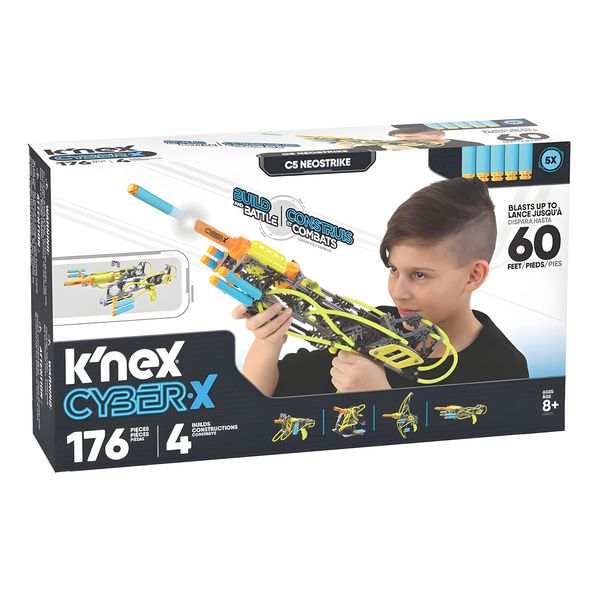 Knex - Cyber-X C5 Neostrike - 176 Pieces/4 Builds