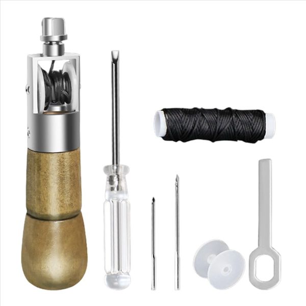 Leather Hand Sewing Machine DIY Leather Art Leather Carving Sewing Tool Cow