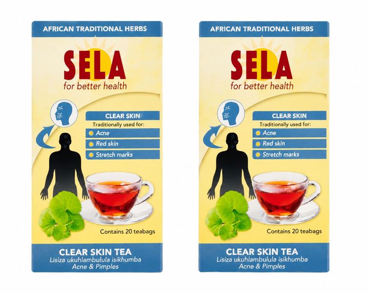 SELA Clear Skin Tea with Rooibos &amp; Pennywort 20 Tea Bags