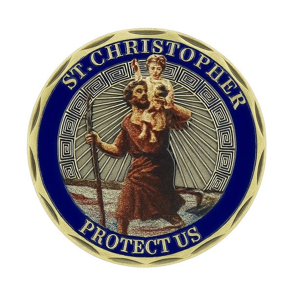 St. Christopher's Patron Saint of Travelers Coin