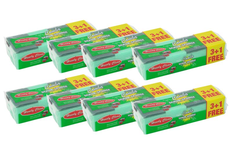 Kitchen Sponge Scourer - 4pcx 8 Bundle