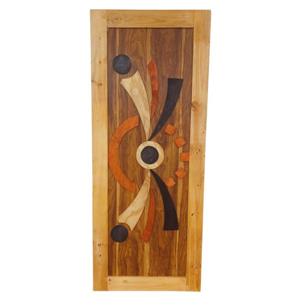 SMTE - MB PANEL PINE DOOR Type 4 - Wooden Interior Door (203cm x 82cm)