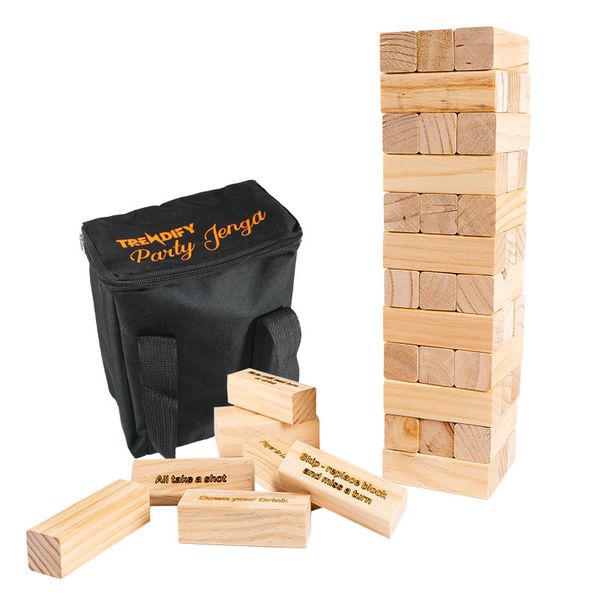 Upsized Trendify Party Stacking-Like Building Blocks with Bag