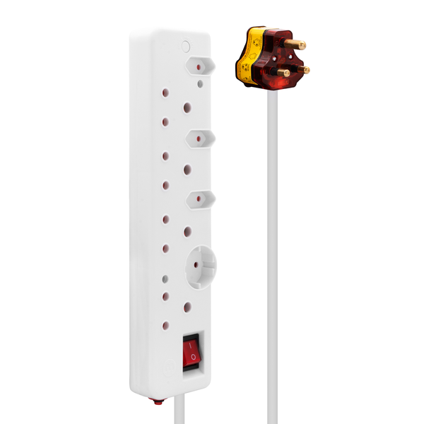 High Surge Protection 8 Way Multi-plug