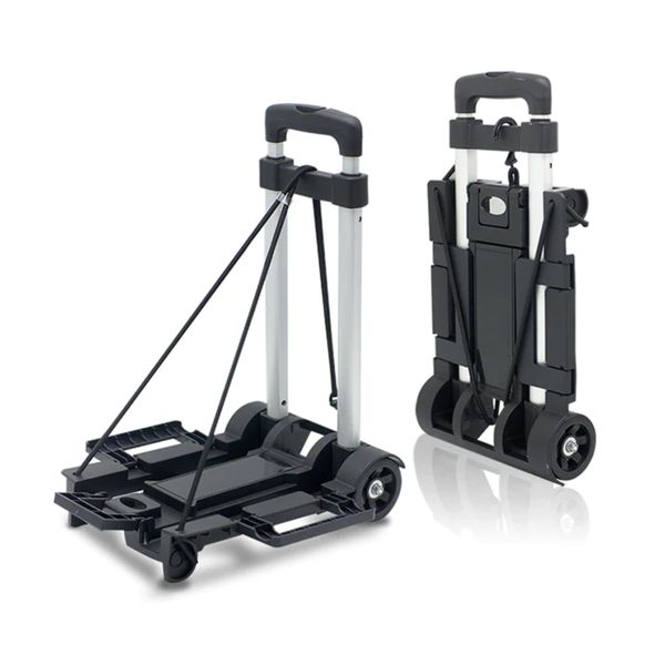 Portable Folding Luggage Or Shopping Trolley 2 Wheel