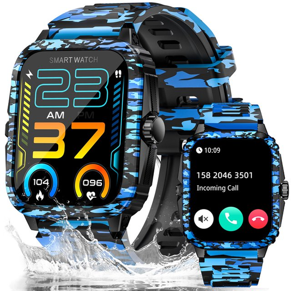 Clear Hd Square Screen- Blue image