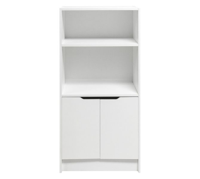 Cuba Cabinet with Doors Pure White 1200 mm
