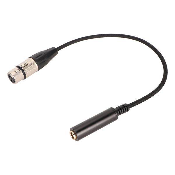 6.5mm 1/4Inch Female to XLR Female Adapter TS to XLR 3 Pin Cable 11.8in