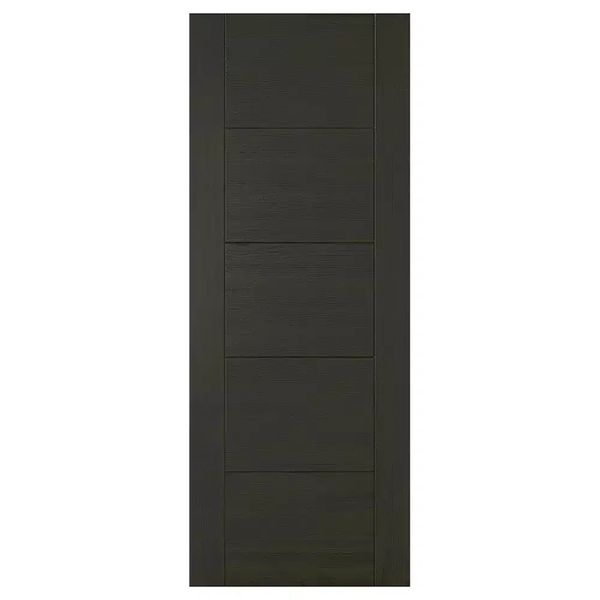 Milano Slats Black - Modern Interior Door - 813 X 2032